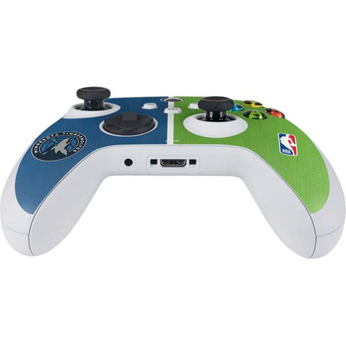 NBA Minnesota Timberwolves Canvas Xbox Series S Controller Skin